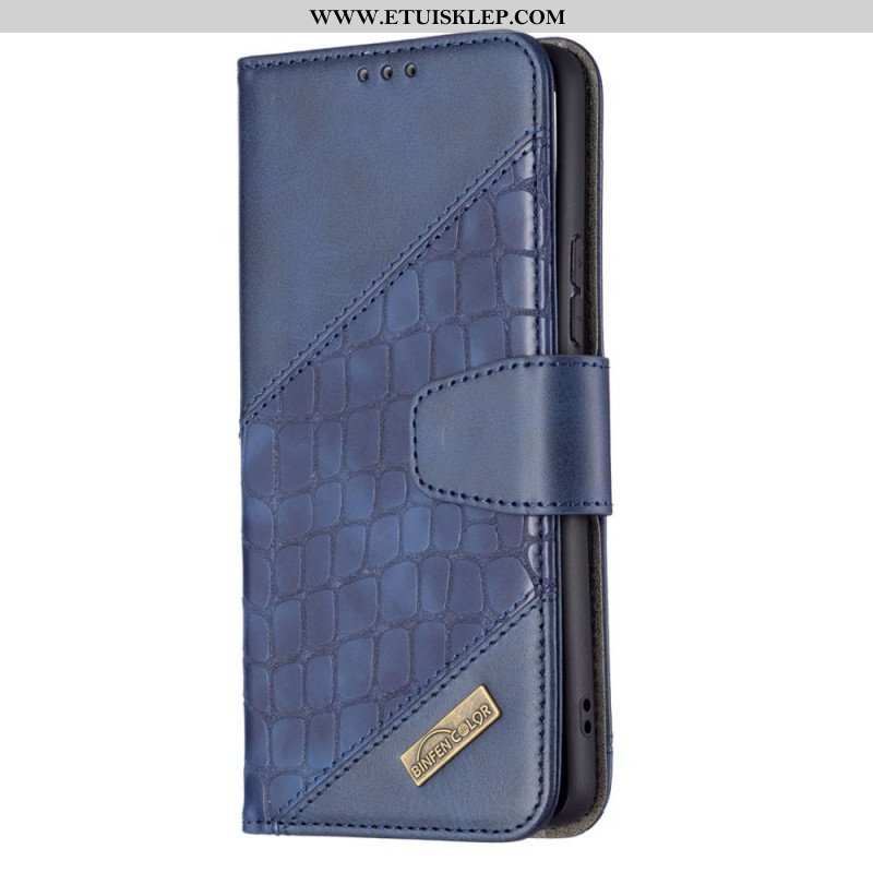 Etui Folio do Samsung Galaxy A53 5G Kolor Skóry Krokodyla Binfen